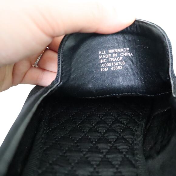 INC International Concepts Mens Trace Velvet Penny Loafers Size 10 Black Slip On - Picture 8 of 10